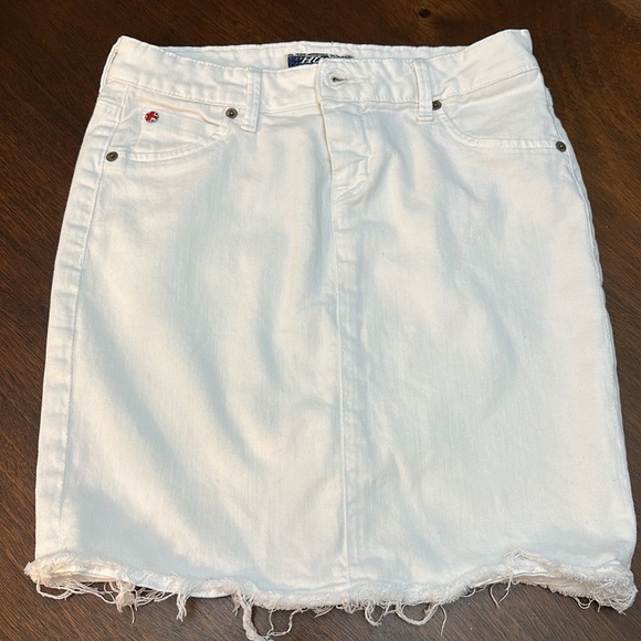 Hudson Raw Edge Denim Pencil Skirt.  *I LOVE OFFERS! - Picture 2 of 8